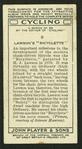 Lawson's bicyclette.