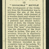 Invincible bicycle.