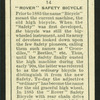 Rover safety bicycle.