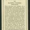 Olympia tandem tricycle.