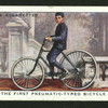 The first pneumatic-tyred bicycle.