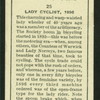 Lady cyclist, 1896.