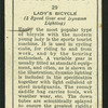 Lady's bicycle (3 speed gear and dynamo lighting).