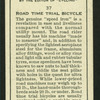Road time trial bicycle.