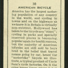 American bicycle.