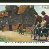 Family tandem with side-car.