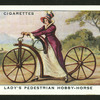 Lady's pedestrian hobby-horse.