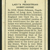 Lady's pedestrian hobby-horse.