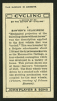 Sawyer's velocipede.