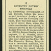 Coventry rotary tricycle.