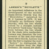 Lawson's bicyclette.