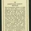Companion safety bicycle.