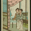 Two women talk