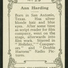 Ann Harding.