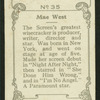 Mae West.