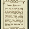 Peggy Shannon.