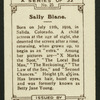 Sally Blane.