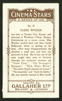 Claire Windsor.