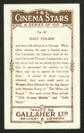 Mary Philbin.