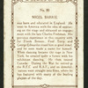 Nigel Barrie.