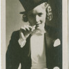 Marlene Dietrich.