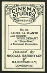 Laura La Plante & Joseph Schildkraut.