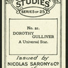 Dorothy Gulliver.