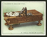 A table alarum clock.