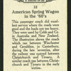 American Spring wagon in the 60's.