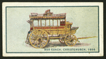 Bus coach, Christchurch, 1868.