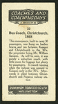 Bus coach, Christchurch, 1868.