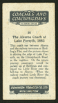 Akaroa coach at Lake Forsyth.