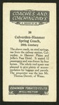 Culverden-Hanmer spring coach.