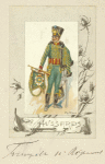 France (Pays Bas). Trompetter, 12 [?] Regiment. (1812)