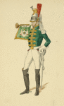 Nederlanden (Domin. Française). 14-e Régiment de Cuirassiers. Trompette (Hollandais) (1812)