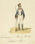 France (Pays Bas). Compagnie de [...] Fusilier, Infanterie de Ligne (125 Régiment). (1812)