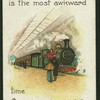 Which is the most awkward time for a train to start?