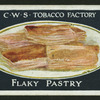 Flaky pastry.