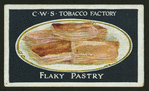 Flaky pastry.