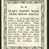Flaky pastry.