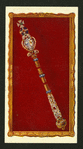 The King's sceptre with cross.