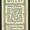 The Prince of Wales.