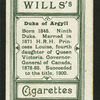 The Duke of Argyll.