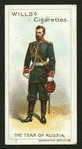 The Tsar of Russia.