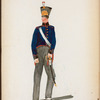 Koningryk der Nederlanden. Soldaat Land Nederlands Artillerie. (1814)