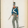 Koningryk der Nederlanden. Soldaat Land Nederlands Infanterie. (1814)