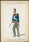 Koningryk der Nederlanden. Soldaat Land Nederlands Infanterie. (1814)