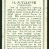 H. Sutcliffe (Yorkshire).