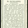 H. Sutcliffe (Yorkshire).