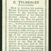 E. Tyldesley (Lancashire).
